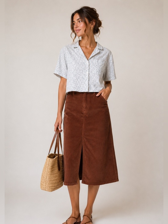 Zara Tops - Zara boxy fit button down floral T